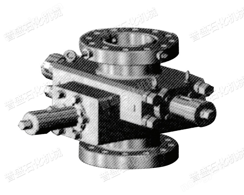 手動帶全封棒單閘板防噴器