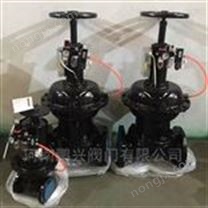 英标常开型气动衬胶隔膜阀