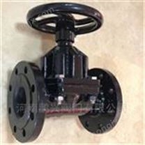 直通式衬胶隔膜阀